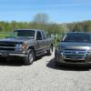 My 2013 Edge And wifes 1999 Chevy K1500 My 2013 Edge And wifes 1999 Chevy K1500