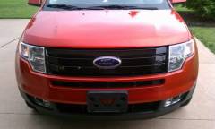 Chrome grille to black grille
