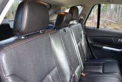 leather back seat