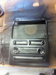 Painted stereo panel black
