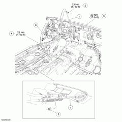 07 Edge Parking Brake Cable Front