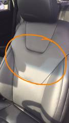 Seat Back Cooling General Location