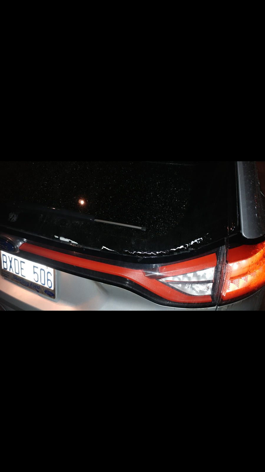 Fit 2007-2014 Ford Edge Rear Window Back Glass Heated