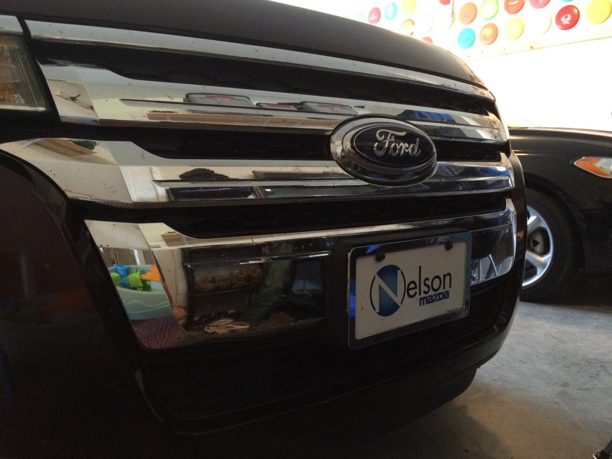 Chrome Front Bumper Lower Grille Moulding Trim For Ford Edge 2011-2014 - FO1087132