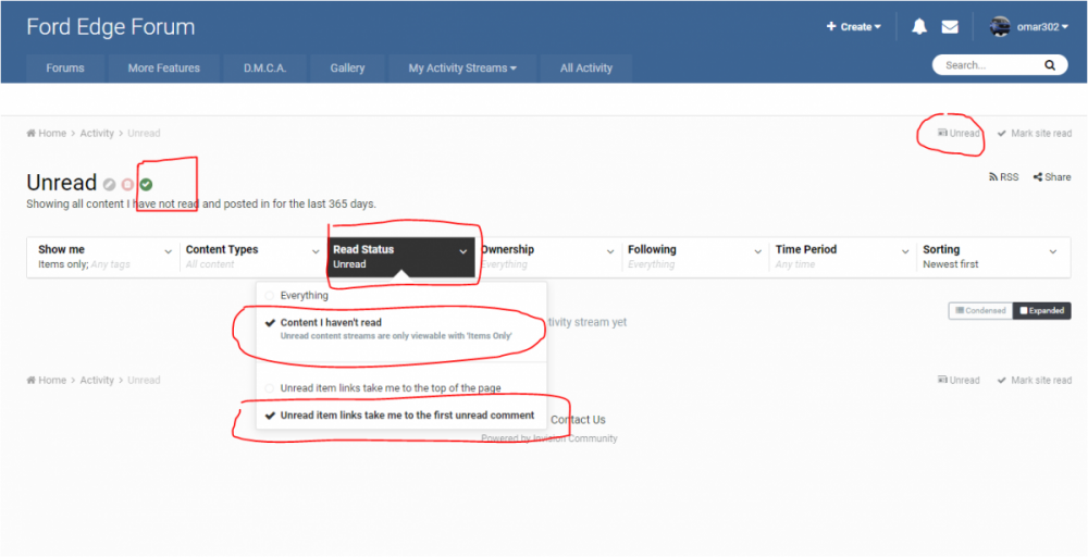 Using Unread View And Going To First Unread Posts Forum Help And Site