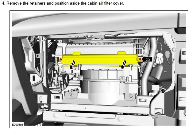 Missing Cabin Air Filter Screws Interior A.C. Heat Interior