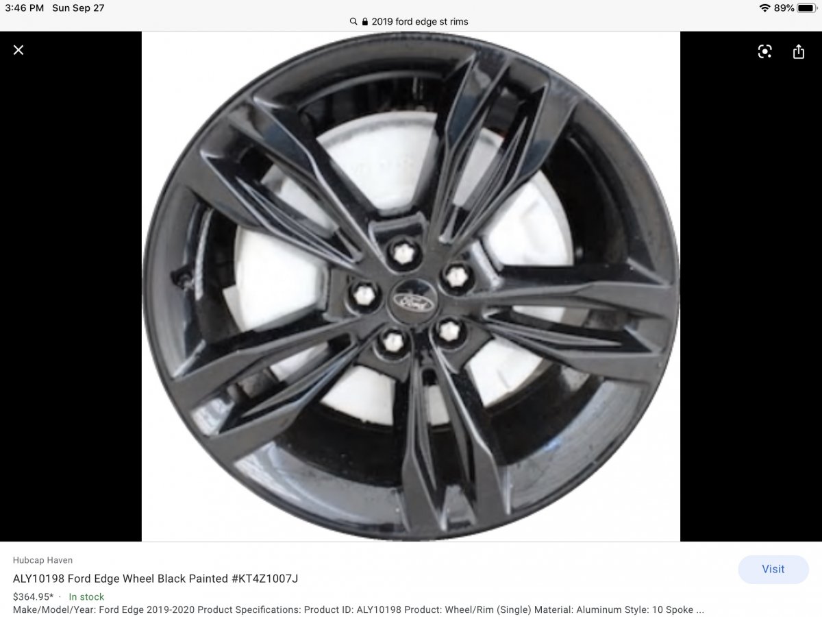 2019 Edge ST appearance rims and tires for sale - $2000 - Classifieds