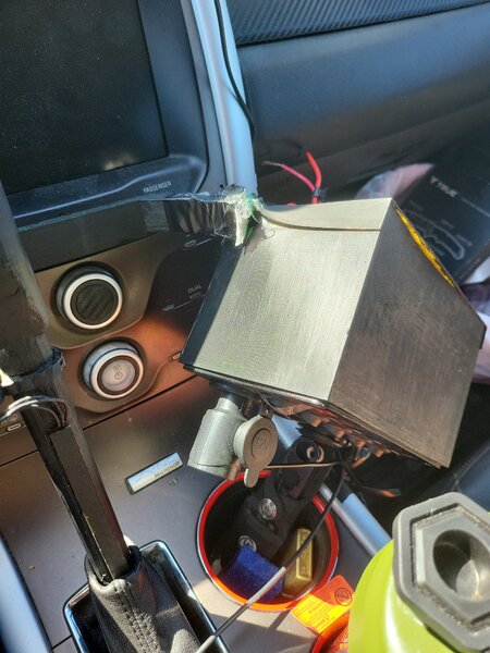 Switch box melted in the sun